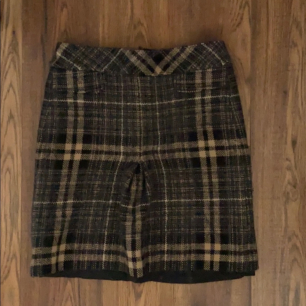 plaid skirt